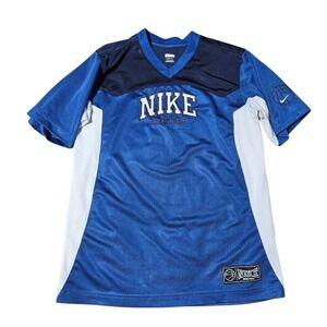 Vintage Nike Boys Basketball Jersey Boys Size XL 14-16 Tank Top Shirt Blue/White